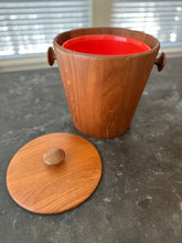 Load image into Gallery viewer, MCM Teak Wood Ice Bucket
