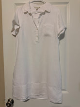Load image into Gallery viewer, Garnet Hill Linen Relaxed Popover Shirtdress