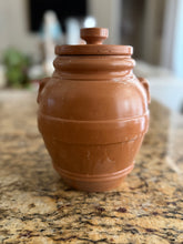 Load image into Gallery viewer, Vintage Terra Cotta Olive Oil Jar