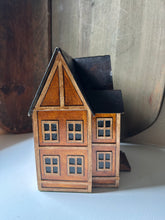 Load image into Gallery viewer, Handmade Miniature Paper Mache House Box