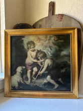 Load image into Gallery viewer, Framed Christ Child with Infant John the Baptist