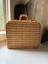 Load image into Gallery viewer, Vintage Wicker Suitcase