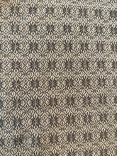 Load image into Gallery viewer, Vintage Wool Brown & Tan Homespun Lap Blanket