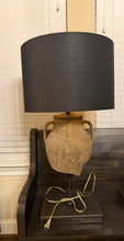 Load image into Gallery viewer, Artisan Like Earthy Worn Vessel Lamp