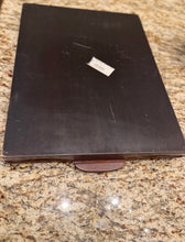Load image into Gallery viewer, Large Ornate Reverse Painted Glass & Wood Tray
