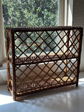 Load image into Gallery viewer, Vintage Wicker Shelf