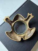 Load image into Gallery viewer, Vintage Brass Frog Magnifying Glass