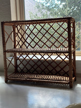 Load image into Gallery viewer, Vintage Wicker Shelf