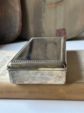 Load image into Gallery viewer, Silver Plated Jewelry Keepsake Case