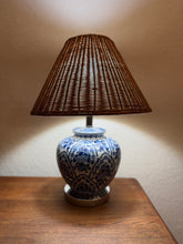 Load image into Gallery viewer, Blue & White Chinoiserie Table Lamp