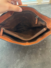 Load image into Gallery viewer, Vintage Fossil Leather Shoulder Bag