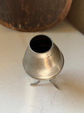 Load image into Gallery viewer, Antique Pewter Argentinian Gourd Vessel