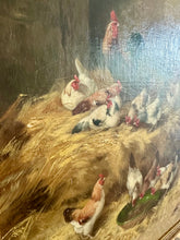 Load image into Gallery viewer, 19th Century Oil "Feeding Time"