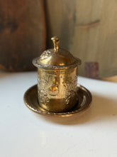 Load image into Gallery viewer, Vintage Ornate Brass Moroccan Tea Caddy
