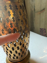 Load image into Gallery viewer, Vintage Brass Candle & Incense Holder Lantern