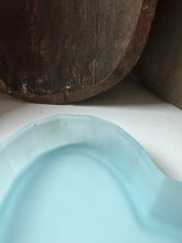 Load image into Gallery viewer, Vintage Frosted Blue Vanity Tray Set