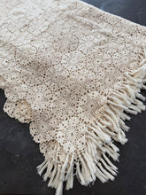 Load image into Gallery viewer, Large Handmade Crocheted Table Cloth & Bed Cover
