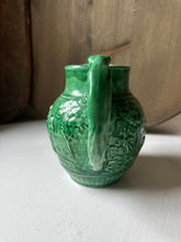 Load image into Gallery viewer, Early Wedgwood Majolica Green Hunting Pitcher