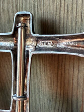Load image into Gallery viewer, Vintage Silver Plated Expandable Bamboo Trivet