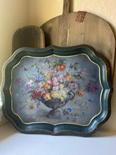 Load image into Gallery viewer, Vintage Sherwood Studio English Garden Flowers Tray