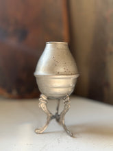 Load image into Gallery viewer, Antique Pewter Argentinian Gourd Vessel