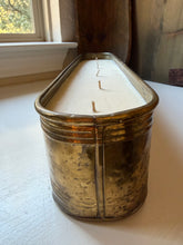 Load image into Gallery viewer, Long Brass Planter Candle