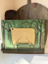 Load image into Gallery viewer, Folk Art Sheep on Canvas