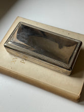 Load image into Gallery viewer, Silver Plated Jewelry Keepsake Case