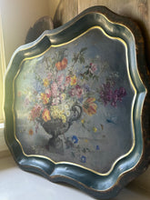 Load image into Gallery viewer, Vintage Sherwood Studio English Garden Flowers Tray