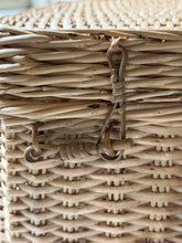 Load image into Gallery viewer, Vintage Wicker Suitcase