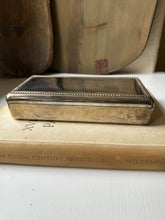 Load image into Gallery viewer, Silver Plated Jewelry Keepsake Case