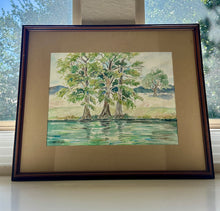 Load image into Gallery viewer, Bald Cypress Trees Watercolor