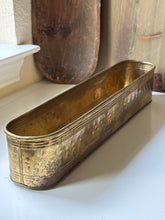Load image into Gallery viewer, Long Brass Planter Candle