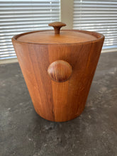 Load image into Gallery viewer, MCM Teak Wood Ice Bucket