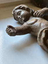 Load image into Gallery viewer, Vintage Wooden Cherub