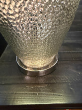 Load image into Gallery viewer, Hammered Silver Designer Looking Lamp