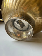 Load image into Gallery viewer, Tarnished Brass Pedestal Bowl Candle