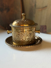 Load image into Gallery viewer, Vintage Ornate Brass Moroccan Tea Caddy