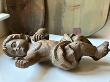 Load image into Gallery viewer, Vintage Wooden Cherub