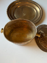 Load image into Gallery viewer, Vintage Ornate Brass Moroccan Tea Caddy