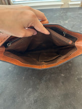 Load image into Gallery viewer, Vintage Fossil Leather Shoulder Bag