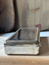 Load image into Gallery viewer, Silver Plated Jewelry Keepsake Case
