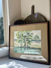 Load image into Gallery viewer, Bald Cypress Trees Watercolor