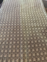 Load image into Gallery viewer, Vintage Wool Brown & Tan Homespun Lap Blanket