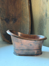 Load image into Gallery viewer, Vintage Miniature Copper Tub