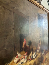 Load image into Gallery viewer, 19th Century Oil "Feeding Time"