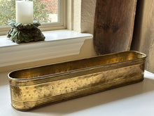 Load image into Gallery viewer, Long Brass Planter Candle