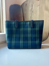 Load image into Gallery viewer, Talbots Black Tartan Handbag