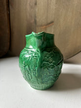 Load image into Gallery viewer, Early Wedgwood Majolica Green Hunting Pitcher