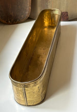 Load image into Gallery viewer, Long Brass Planter Candle
